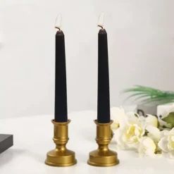 Sonoma Goods For Life® 2-Pack Black Elegant Taper Candles -Sonoma Goods For Life Shop 6529596 ALT2