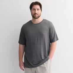 Big & Tall Sonoma Goods For Life® Supersoft Crewneck Pajama Shirt