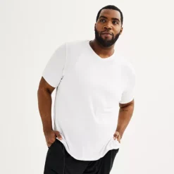 Big & Tall Sonoma Goods For Life® Supersoft V-Neck Pajama Shirt -Sonoma Goods For Life Shop 6608488 White