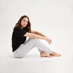 Women's Sonoma Goods For Life® Cotton Modal Cuffed Sleep Pants -Sonoma Goods For Life Shop 6610122 ALT2