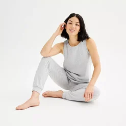 Women's Sonoma Goods For Life® Cotton Modal Sleep Tank Top -Sonoma Goods For Life Shop 6610137 ALT2