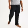 Big & Tall Sonoma Goods For Life® Supersoft Pajama Pants -Sonoma Goods For Life Shop 6613687 Black