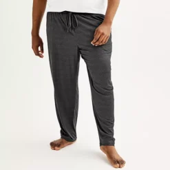 Big & Tall Sonoma Goods For Life® Supersoft Pajama Pants -Sonoma Goods For Life Shop 6613687 Medium Gray Space Dye