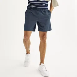 Men's Sonoma Goods For Life® 7" Everyday Pull-On Shorts -Sonoma Goods For Life Shop 6649091 Medium Blue