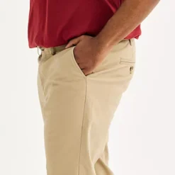 Big & Tall Sonoma Goods For Life® Flexwear Straight-Fit Chinos -Sonoma Goods For Life Shop 6678236 ALT2
