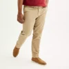 Big & Tall Sonoma Goods For Life® Flexwear Straight-Fit Chinos -Sonoma Goods For Life Shop 6678236 Light Khaki