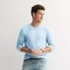 Men's Sonoma Goods For Life® Double Knit Crewneck Tee -Sonoma Goods For Life Shop 6824207 Light Blue Heather