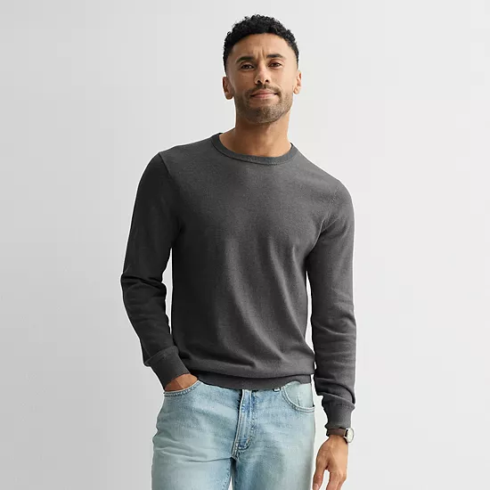 Men's Sonoma Goods For Life® Lightweight Crewneck Sweater 3 Men's Sonoma Goods For Life® Lightweight Crewneck Sweater