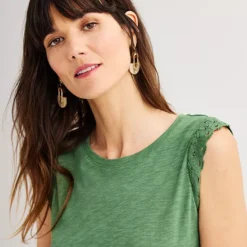 Women's Sonoma Goods For Life® Crochet Muscle Tee -Sonoma Goods For Life Shop 6854256 ALT2