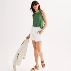 Women's Sonoma Goods For Life® Crochet Muscle Tee -Sonoma Goods For Life Shop 6854256 ALT3