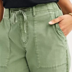 Women's Sonoma Goods For Life® Zip Hem Core Utility Jogger Pants -Sonoma Goods For Life Shop 6857460 ALT2