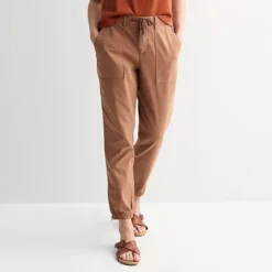 Women's Sonoma Goods For Life® Zip Hem Core Utility Jogger Pants -Sonoma Goods For Life Shop 6857460 Brown