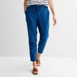 Women's Sonoma Goods For Life® Zip Hem Core Utility Jogger Pants -Sonoma Goods For Life Shop 6857460 Crew Blue