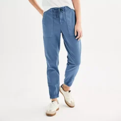 Women's Sonoma Goods For Life® Zip Hem Core Utility Jogger Pants -Sonoma Goods For Life Shop 6857460 Iris Bouquet