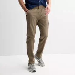 Men's Sonoma Goods For Life® Side-Zip Ripstop Pants -Sonoma Goods For Life Shop 6863956 Kagan Khaki 1