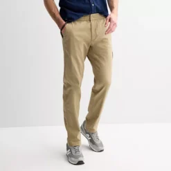 Men's Sonoma Goods For Life® Side-Zip Ripstop Pants -Sonoma Goods For Life Shop 6863956 Light Khaki