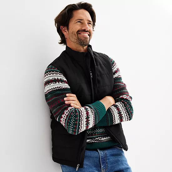Men's Sonoma Goods For Life® Fair Isle Crewneck Sweater 6 Men's Sonoma Goods For Life® Fair Isle Crewneck Sweater - Image 4