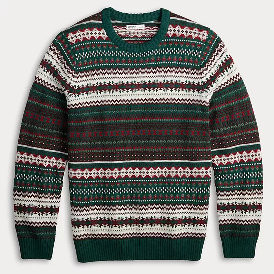 Men's Sonoma Goods For Life® Fair Isle Crewneck Sweater 7 Men's Sonoma Goods For Life® Fair Isle Crewneck Sweater - Image 5