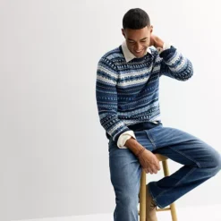 Men's Sonoma Goods For Life® Fair Isle Crewneck Sweater