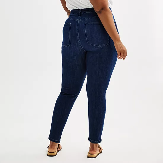 Plus Size Sonoma Goods For Life® High Rise Curvy Skinny Jeans 4 Plus Size Sonoma Goods For Life® High Rise Curvy Skinny Jeans - Image 2