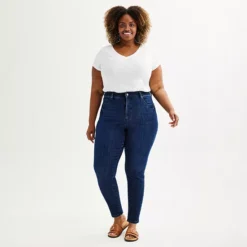Plus Size Sonoma Goods For Life® High Rise Curvy Skinny Jeans 13 Plus Size Sonoma Goods For Life® High Rise Curvy Skinny Jeans -Sonoma Goods For Life Shop 6879067 ALT3