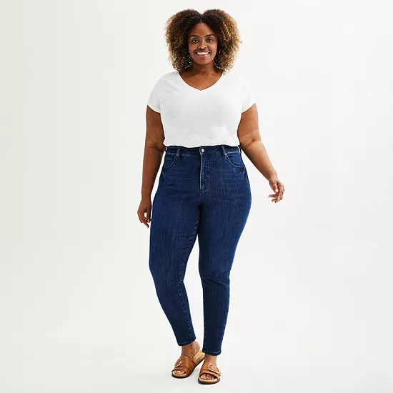 Plus Size Sonoma Goods For Life® High Rise Curvy Skinny Jeans 7 Plus Size Sonoma Goods For Life® High Rise Curvy Skinny Jeans - Image 5
