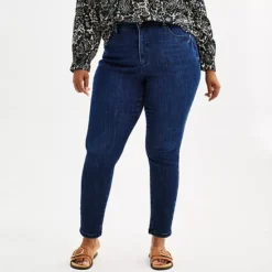 Plus Size Sonoma Goods For Life® High Rise Curvy Skinny Jeans