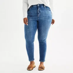 Plus Size Sonoma Goods For Life® High Rise Curvy Skinny Jeans 14 Plus Size Sonoma Goods For Life® High Rise Curvy Skinny Jeans -Sonoma Goods For Life Shop 6879067 Med Wash