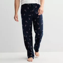 Men's Sonoma Goods For Life® Microfleece Pajama Pants -Sonoma Goods For Life Shop 6890431 Candy Cane