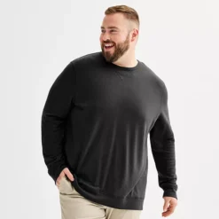 Big & Tall Sonoma Goods For Life® Double Knit Crewneck Tee 16 Big & Tall Sonoma Goods For Life® Double Knit Crewneck Tee -Sonoma Goods For Life Shop 6907529 Black