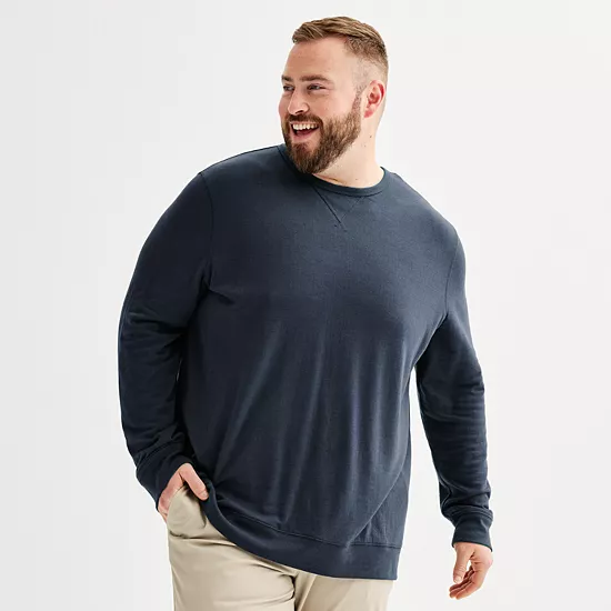 Big & Tall Sonoma Goods For Life® Double Knit Crewneck Tee 10 Big & Tall Sonoma Goods For Life® Double Knit Crewneck Tee - Image 8
