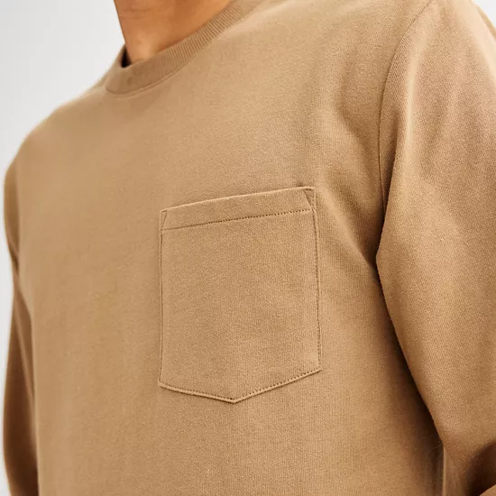 Men's Sonoma Goods For Life® Heavyweight Long Sleeve T-Shirt 5 Men's Sonoma Goods For Life® Heavyweight Long Sleeve T-Shirt - Image 3