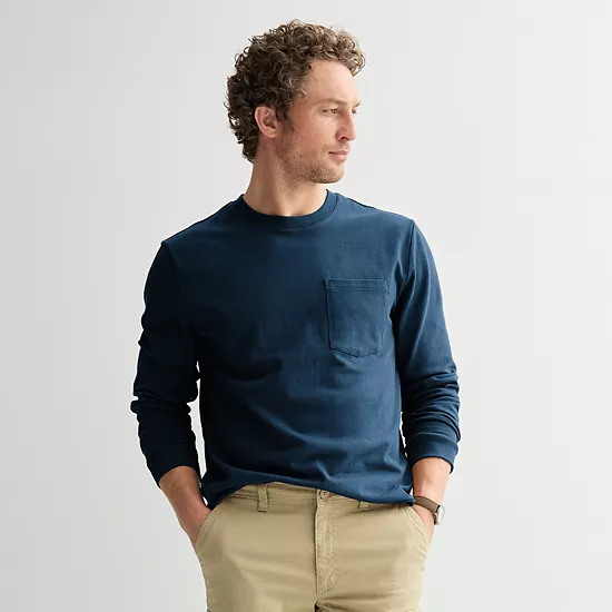 Men's Sonoma Goods For Life® Heavyweight Long Sleeve T-Shirt 14 Men's Sonoma Goods For Life® Heavyweight Long Sleeve T-Shirt - Image 12