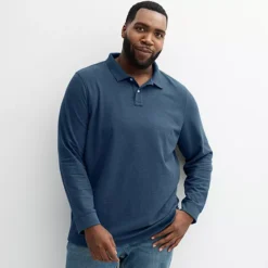 Big & Tall Sonoma Goods For Life® Long Sleeve Pique Polo 26 Big & Tall Sonoma Goods For Life® Long Sleeve Pique Polo -Sonoma Goods For Life Shop 6918975 Sailor Water
