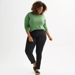 Plus Size Sonoma Goods For Life® Everyday Long Sleeve Crewneck T-Shirt -Sonoma Goods For Life Shop 6920239 ALT3