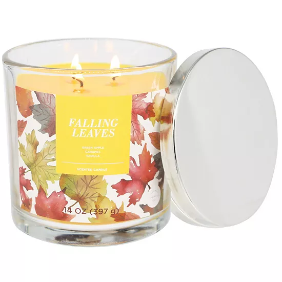Sonoma Goods For Life® Falling Leaves 14-oz. Single Pour Candle Jar 5 Sonoma Goods For Life® Falling Leaves 14-oz. Single Pour Candle Jar - Image 3