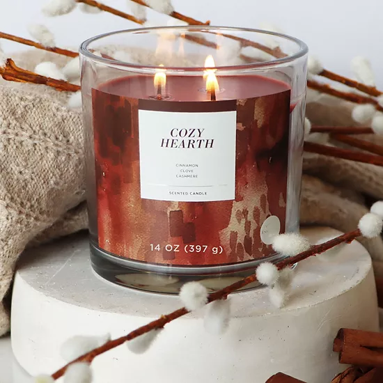 Sonoma Goods For Life® Cozy Hearth 14-oz. Single Pour Jar Candle 4 Sonoma Goods For Life® Cozy Hearth 14-oz. Single Pour Jar Candle - Image 2