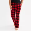 Men's Sonoma Goods For Life® Flannel Drawstring Pajama Pants -Sonoma Goods For Life Shop 6942836 Red Buffalo Check