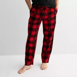 Men's Sonoma Goods For Life® Flannel Drawstring Pajama Pants -Sonoma Goods For Life Shop 6942836 Red Buffalo Deer