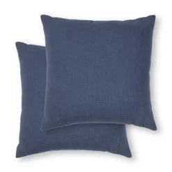 Sonoma Goods For Life® 2-pc. 18" X 18" Textured Slub Solid Pillow Set -Sonoma Goods For Life Shop 6953861 Denim 1