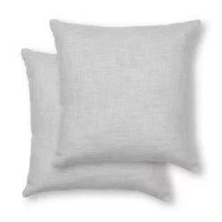 Sonoma Goods For Life® 2-pc. 18" X 18" Textured Slub Solid Pillow Set -Sonoma Goods For Life Shop 6953861 Gray