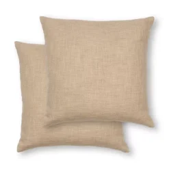 Sonoma Goods For Life® 2-pc. 18" X 18" Textured Slub Solid Pillow Set -Sonoma Goods For Life Shop 6953861 Tan