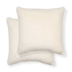 Sonoma Goods For Life® 2 Pack Faux Fur Pillows 15 Sonoma Goods For Life® 2 Pack Faux Fur Pillows -Sonoma Goods For Life Shop 6953863 Ivory 1