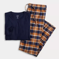 Men's Sonoma Goods For Life® 2-pc. Long Sleeve Pajama Shirt & Flannel Pajama Pants Set -Sonoma Goods For Life Shop 6961535 ALT2