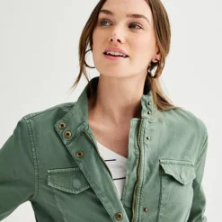 Petite Sonoma Goods For Life® Patch Pocket Utility Jacket 11 Petite Sonoma Goods For Life® Patch Pocket Utility Jacket -Sonoma Goods For Life Shop 6962089 ALT2