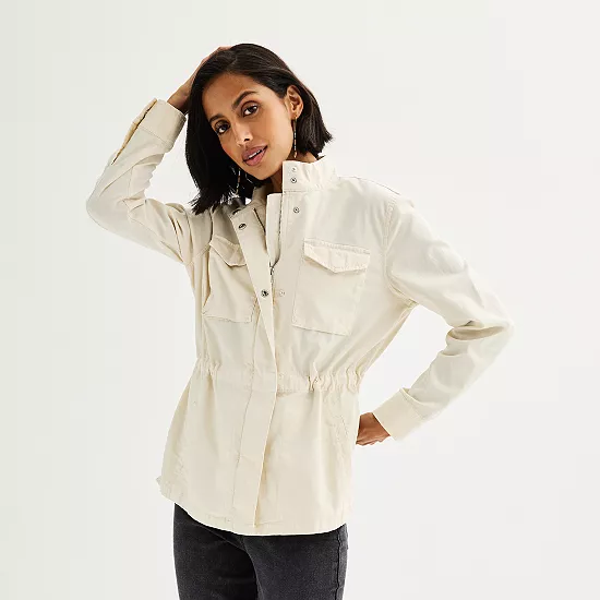 Petite Sonoma Goods For Life® Patch Pocket Utility Jacket 3 Petite Sonoma Goods For Life® Patch Pocket Utility Jacket