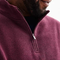 Big & Tall Sonoma Goods For Life® Sweater Fleece Quarter Zip Pullover -Sonoma Goods For Life Shop 6963028 ALT2