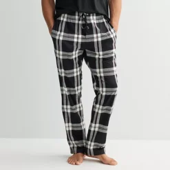 Men's Sonoma Goods For Life® Essential Knit Pajama Pants -Sonoma Goods For Life Shop 6972879 Berry Black Plaid
