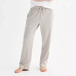 Men's Sonoma Goods For Life® Essential Knit Pajama Pants -Sonoma Goods For Life Shop 6972879 Light Grey Herringbone