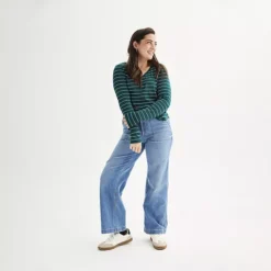 Women's Sonoma Goods For Life® Adaptive Everyday Long Sleeve V-Neck T-Shirt -Sonoma Goods For Life Shop 6976359 CP ALT20